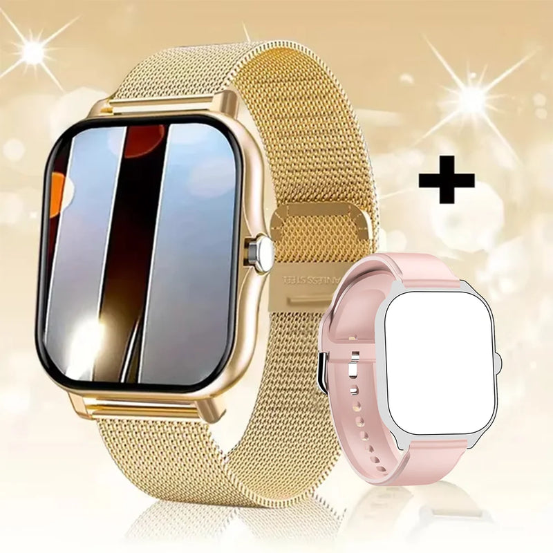 KESHUYOU 2025 Relógio Inteligente Tela HD de 2,01 Polegadas Atender Fazer Chamadas Pré-visualização de Mensagens Modos de Esporte Mostrador DIY Previsão do Tempo Para Homens e Mulheres