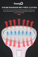 Ferro a Vapor SaengQ, Vaporizador de Roupas, Portátil, 1500W, Vertical, 350ml, Mini, Ideal para Viagens e Passar Roupas em Casa