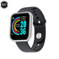 Relógio Inteligente Monitor de Saúde Y68 Relógios Esportivos Masculinos e Femininos, Pulseira de Monitoramento de Fitness, Passos, Calorias, Relógio Bluetooth D20