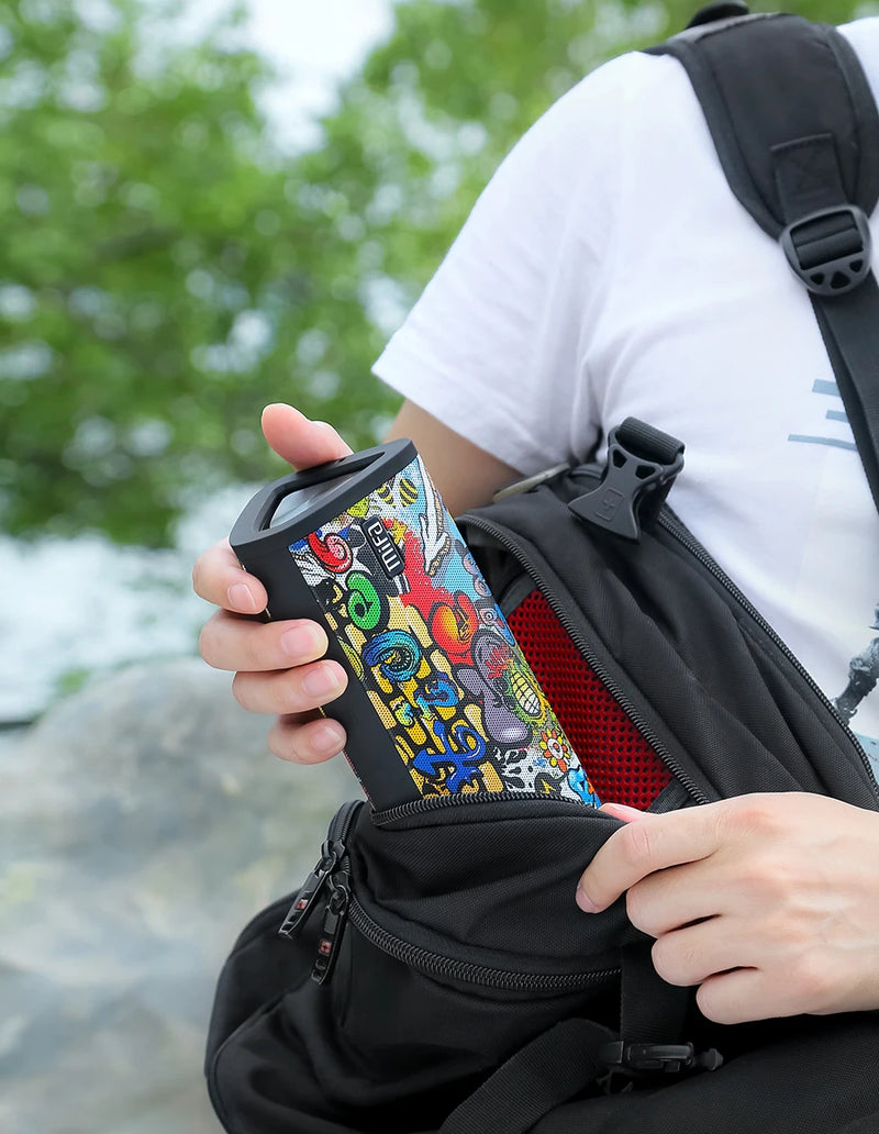 Caixa de som bluetooth portátil mifa A10+ Som estéreo 360° 20W à prova d'água IPX7 alto-falante sem fio bluetooth 5.0 24 horas de tempo de reprodução