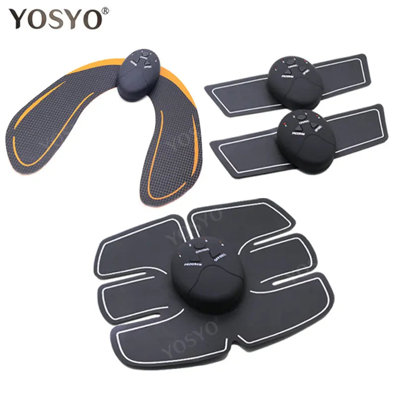 EMS Estimulador Muscular Sem Fio Treinador Fitness Inteligente Adestramento Abdominal Adesivos Elétricos para perda de peso