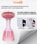 Ferro a Vapor SaengQ, Vaporizador de Roupas, Portátil, 1500W, Vertical, 350ml, Mini, Ideal para Viagens e Passar Roupas em Casa
