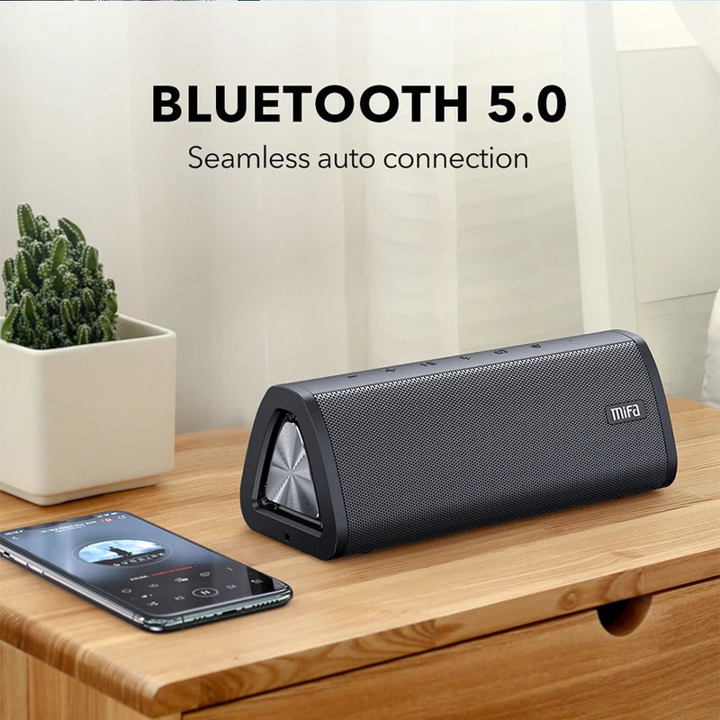 Caixa de som bluetooth portátil mifa A10+ Som estéreo 360° 20W à prova d'água IPX7 alto-falante sem fio bluetooth 5.0 24 horas de tempo de reprodução