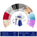 Ferro de Passar Roupas a Vapor Dobrável 1600W para Viagem, Vaporizador Portátil de Roupas com Múltiplo Uso 110V-240V, 3 Níveis de Vapor Rápido