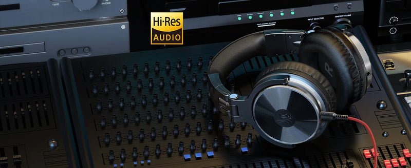 Fones de ouvido com fio Oneodio Pro-10 com drivers HiFi de 50 mm, fones de ouvido grandes para estúdio de mixagem, gravação e monitoramento.
