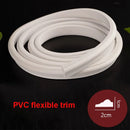 Moldura para Pintar | Design Autoadesivo de Descascar e Colar | Decoração de Casa na Moldura do Espelho do Gabinete, Borda de Parede, Decoração DIY, 1m