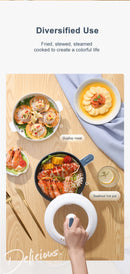 Mini Panela de Arroz Elétrica Inteligente Automática de Camada Simples e Dupla para Cozinhar em Casa para 1-2 Pessoas MultiPanela Panela de Arroz a Vapor