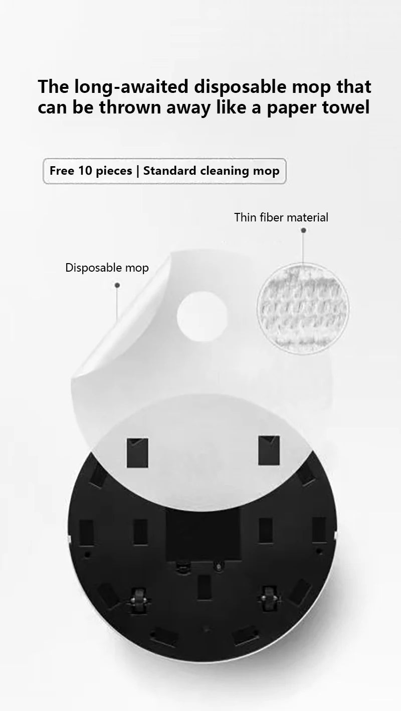 Aspirador Robô Inteligente Xiaomi 3 em 1 com Navegação Automática, Desvio de Obstáculos, Recarregável via USB para Limpeza Doméstica