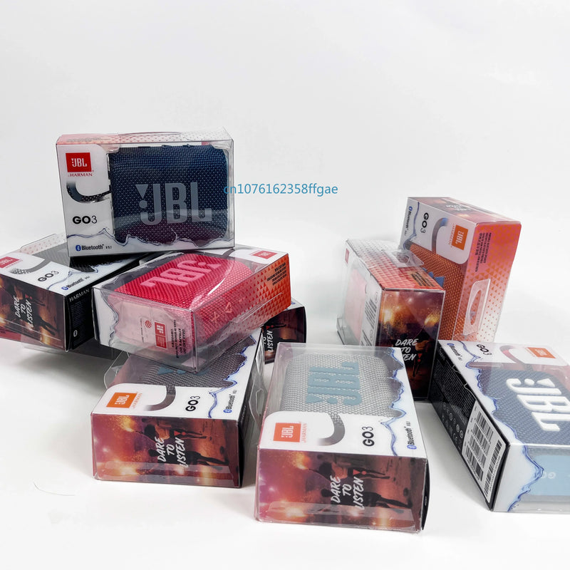 Caixa de Som Bluetooth Sem Fio Original JBL GO 3, Portátil, à Prova d'Água, Caixas de Som para Exterior, Alto Falante de Esportes com Graves para festas JBL GO3
