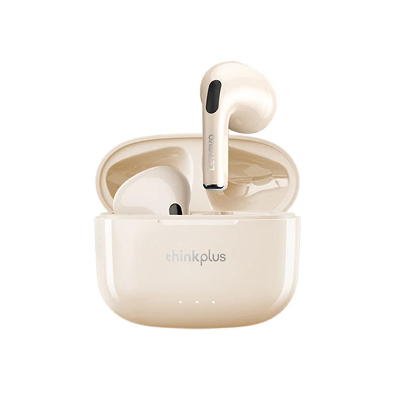 Fones de Ouvido Lenovo LP40 II Originais LP40 Plus TWS Bluetooth 5.3 Sem Fio Fones de Ouvido Esportivos com Redução de Ruído e Controle por Toque