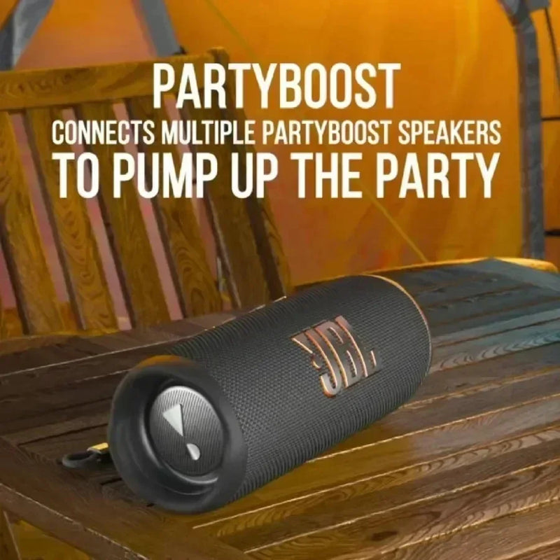 Caixa de Som Bluetooth JBL FLIP6 Portátil IPX7 À Prova D'água e Poeira HiFi Estéreo com Baixo de Alta Qualidade