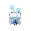 Novos Fones de Ouvido Disney Stitzer 2024 para Esportes, Jogos, Chamada, Audição, Estéreo Transparente com Caixa de Carregamento TWS Sem Fio Bluetooth