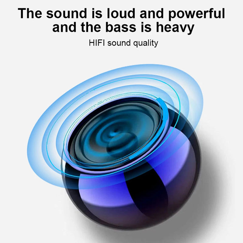 Caixa de Som Bluetooth Wireless Flash M3 Portátil Pequena em Aço Metal Gun Pesada com Subwoofer Mini E