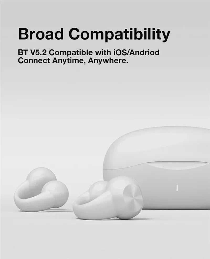 Brinco Fones de ouvido sem fio Bluetooth 5.3