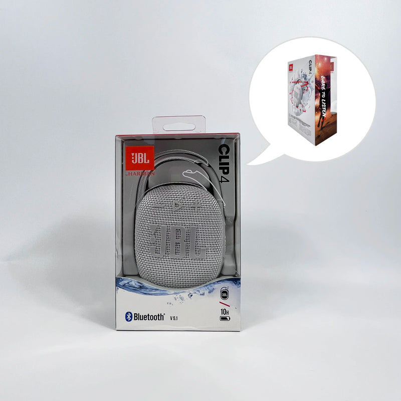 Caixa de Som JBL CLIP 4 - Subwoofer, Mini Caixa de Som, IP67 À Prova de Poeira e Água