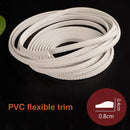 Moldura para Pintar | Design Autoadesivo de Descascar e Colar | Decoração de Casa na Moldura do Espelho do Gabinete, Borda de Parede, Decoração DIY, 1m