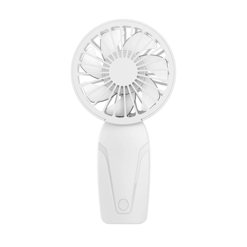 Ventilador portátil de mão pequeno, leve em ABS, com aparência fofa, ventilador mini USB recarregável para resfriamento em movimento, ventilador mini portátil para o bolso.