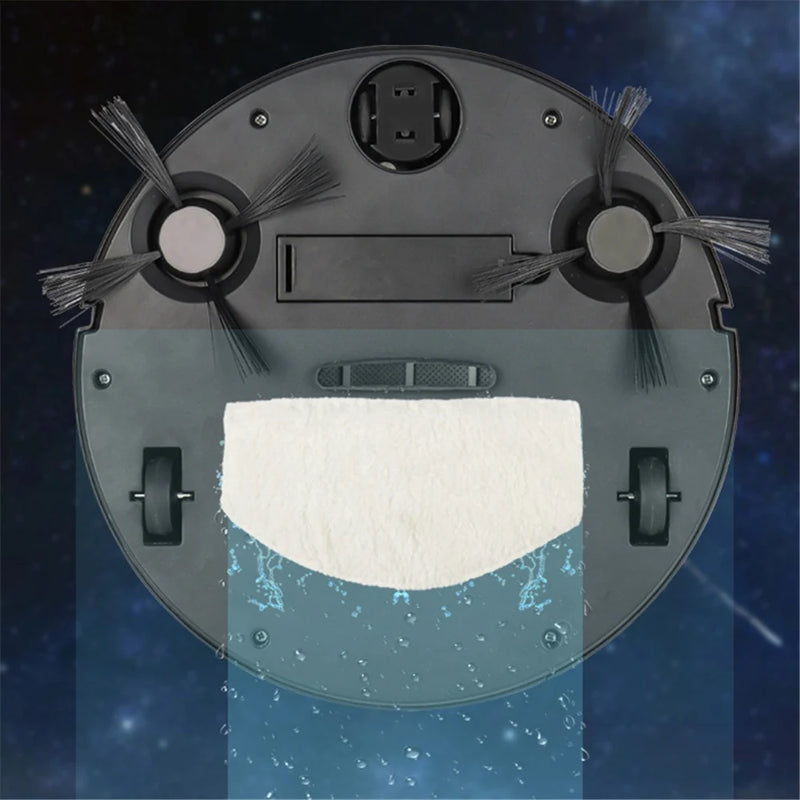 Novo Aspirador de Pó Robot Aspirador de Mopa 3 em 1 Inteligente Sem Fio 1500Pa Limpeza ao Arrastar Varre o Chão para Limpeza em Casa ou Escritório