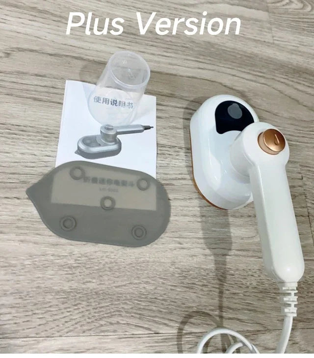 Nova Placa de Ferro de Roupa Portátil para Roupas - Mini Máquina de Passar, Ferro de Vapor Portátil, Eletrodoméstico de Vapor para Vestuário