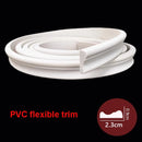 Moldura para Pintar | Design Autoadesivo de Descascar e Colar | Decoração de Casa na Moldura do Espelho do Gabinete, Borda de Parede, Decoração DIY, 1m