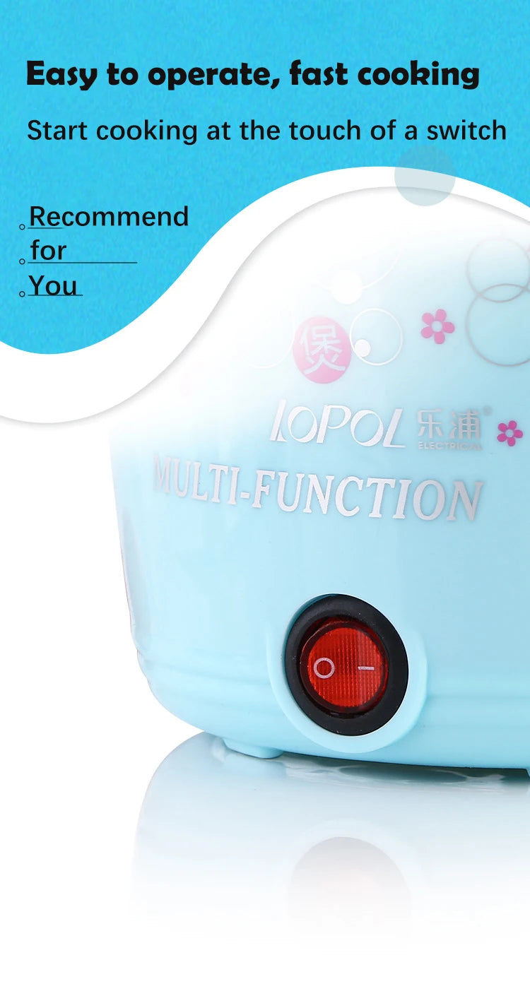 Panela Elétrica Multifuncional Panela Quente 1-2 Pessoas Panela de Aquecimento