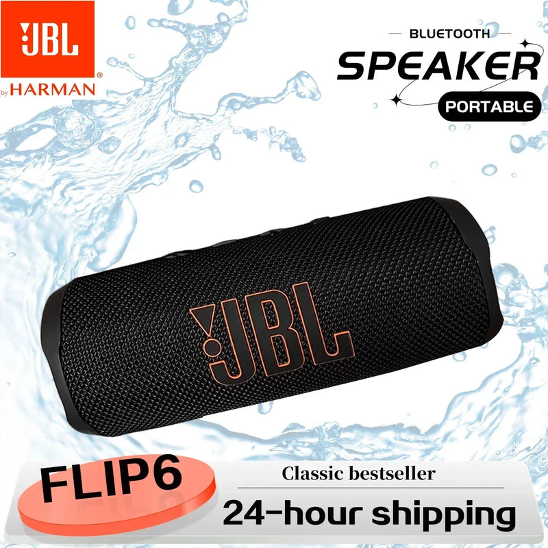 JBL FLIP 6 Alto-falante Estéreo Bluetooth à Prova d'Água - Caixa de Som Portátil com Tweeter e Aumento de Baixo | Ideal para Viagens/Esportes