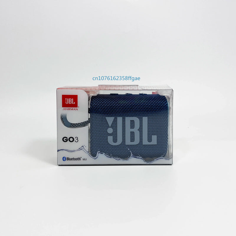 Original JBL GO 3 Alto-falante Bluetooth sem fio Alto-falante portátil à prova d'água