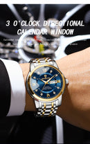Relógio de Mergulho de Luxo para Homens 2025, 30ATM à Prova d'Água, Relógio com Data, Relógios Esportivos Masculinos, Relógio de Pulso Quartz Masculino