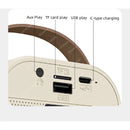 Máquina de karaokê K12 com 1/2 microfones sem fio, sistema de alto-falante portátil 5.3 PA Bluetooth com luzes RGB, áudio para casa KTV, presente para crianças