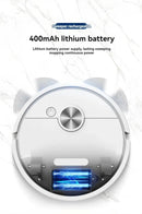 Robô de Limpeza Inteligente Xiaomi Mini Mop Doméstico com Aspiração e Varrição Integradas, Limpador Automático de Pó