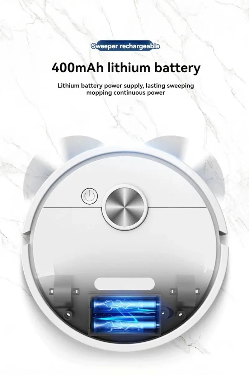 Robô de Limpeza Inteligente Xiaomi Mini Mop Doméstico com Aspiração e Varrição Integradas, Limpador Automático de Pó