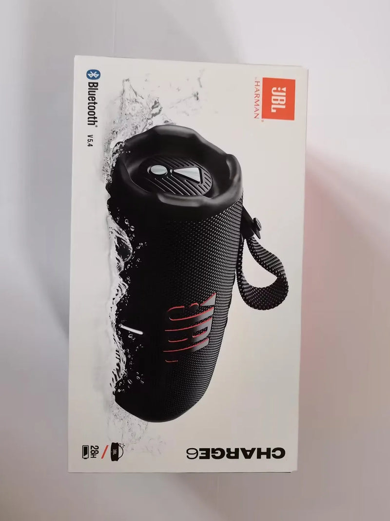 Caixa de Som Sem Fio JBL Charge 6 à Prova d'Água com Aumento de Graves e Tweeter de Precisão para Som Estéreo Portátil ao Ar Livre