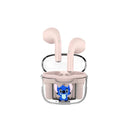 Novos Fones de Ouvido Disney Stitzer 2024 para Esportes, Jogos, Chamada, Audição, Estéreo Transparente com Caixa de Carregamento TWS Sem Fio Bluetooth