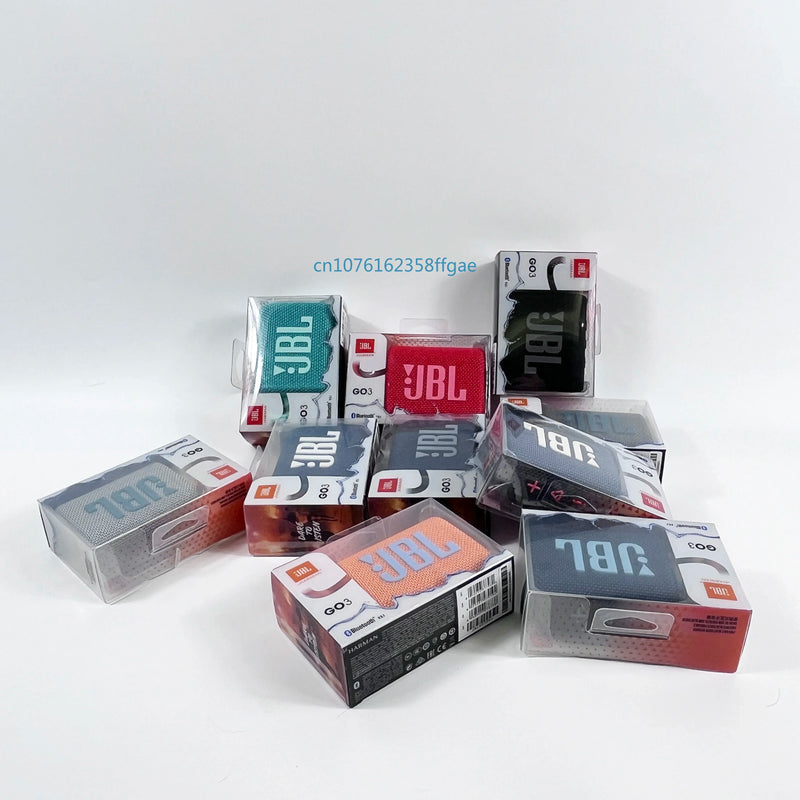 Original JBL GO 3 Alto-falante Bluetooth sem fio Alto-falante portátil à prova d'água