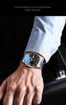 POEDAGAR Marca de Luxo Homem Relógio À Prova D 'Água Luminoso