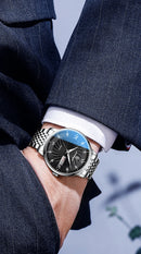 POEDAGAR Marca de Luxo Homem Relógio À Prova D 'Água Luminoso