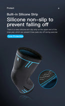 1 Peça Manga de Suporte para o Joelho em Compressão, Almofadas de Joelho Elásticas e Respiráveis, Braçadeiras para Springs, Protetor Esportivo para Ginásio, Basquete, Vôlei e Corrida