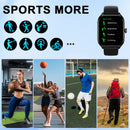 LAXASFIT H9 e H6 Relógio Inteligente com Dispositivo para Atender Chamadas, Monitoramento de Calorias, Frequência Cardíaca, Monitoramento de Oxigênio no Sangue, Relógio Inteligente Bluetooth