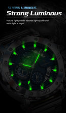 Relógio de Luxo POEDAGAR para Homens com Calendário Luminosa à Prova d'Água Relógio Masculino Cronógrafo em Aço Inoxidável Relógios de Quartzo Masculinos Reloj