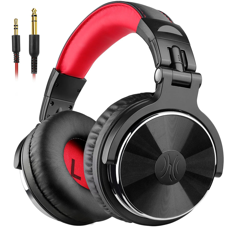 Fones de ouvido com fio Oneodio Pro-10 com drivers HiFi de 50 mm, fones de ouvido grandes para estúdio de mixagem, gravação e monitoramento.