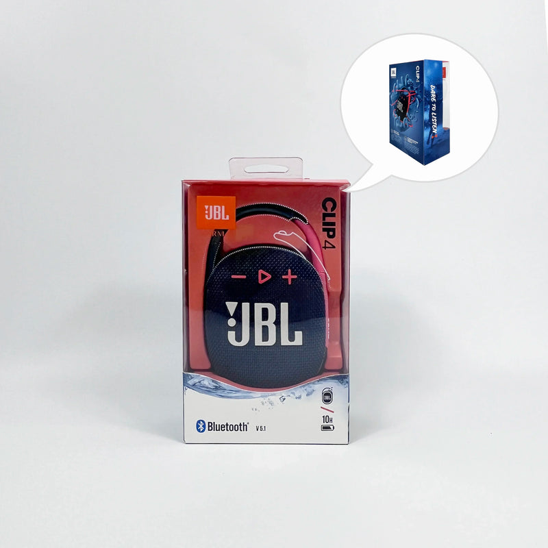Caixa de Som JBL CLIP 4 - Subwoofer, Mini Caixa de Som, IP67 À Prova de Poeira e Água