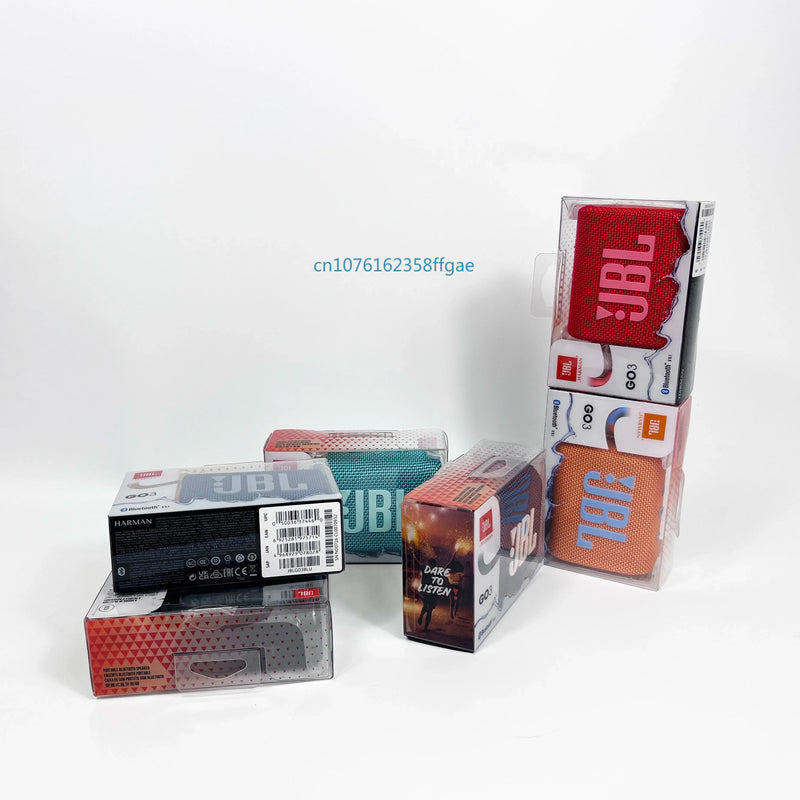 Original JBL GO 3 Alto-falante Bluetooth sem fio Alto-falante portátil à prova d'água