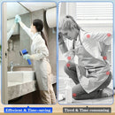 Escova Elétrica Giratória Com 5 Cabeçotes de Escova Substituíveis, Escova de Chuveiro Recarregável Portátil com Três Velocidades Ajustáveis