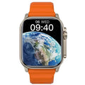 LAXASFIT T900Ultra Smartwatch Bluetooth Fala Smartwatch Alerta de Mensagens Monitor de Frequência Cardíaca Relógio Esportivo para Android iOS Homens Mulheres