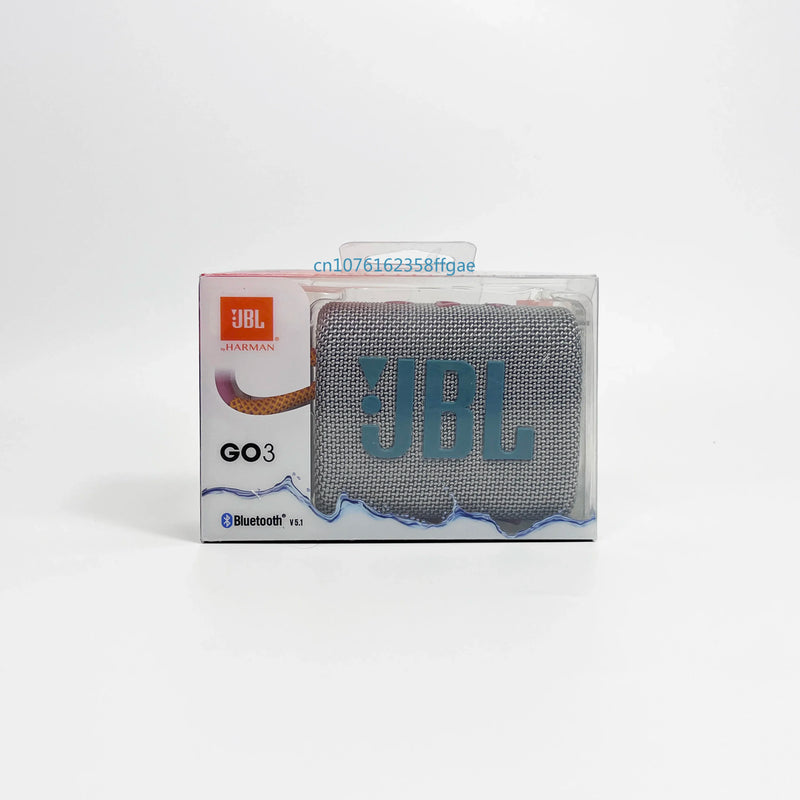 Original JBL GO 3 Alto-falante Bluetooth sem fio Alto-falante portátil à prova d'água