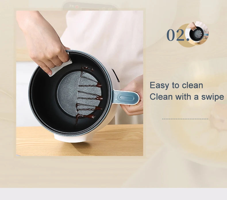 Mini Panela de Arroz Elétrica Inteligente Automática de Camada Simples e Dupla para Cozinhar em Casa para 1-2 Pessoas MultiPanela Panela de Arroz a Vapor