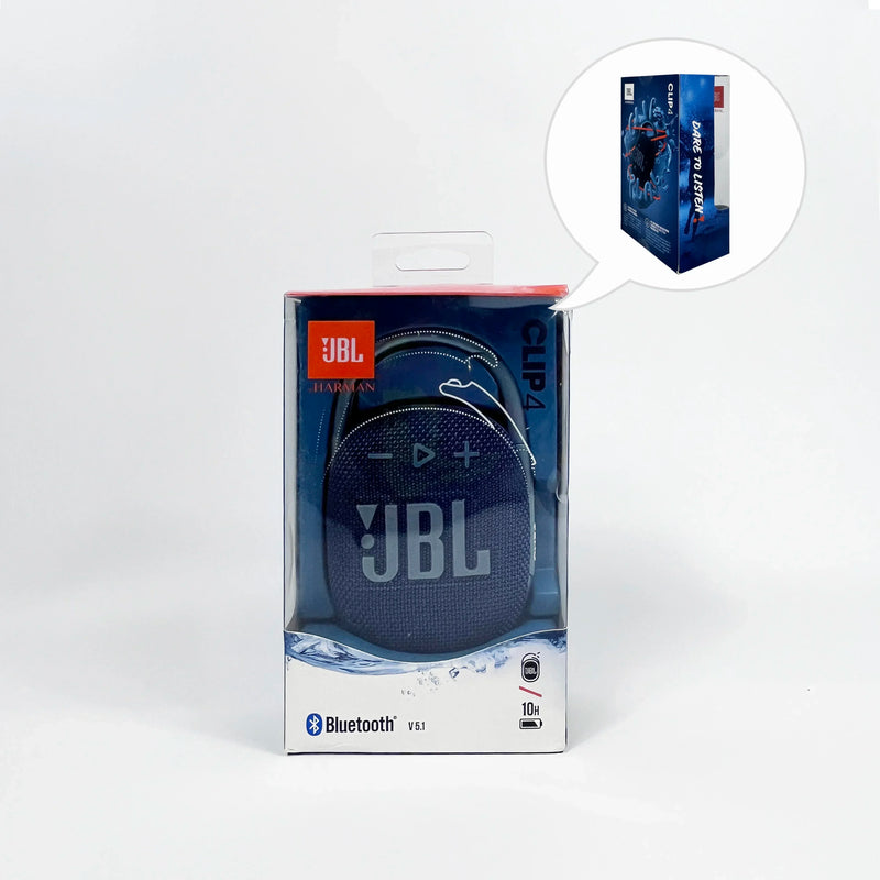 Caixa de Som JBL CLIP 4 - Subwoofer, Mini Caixa de Som, IP67 À Prova de Poeira e Água