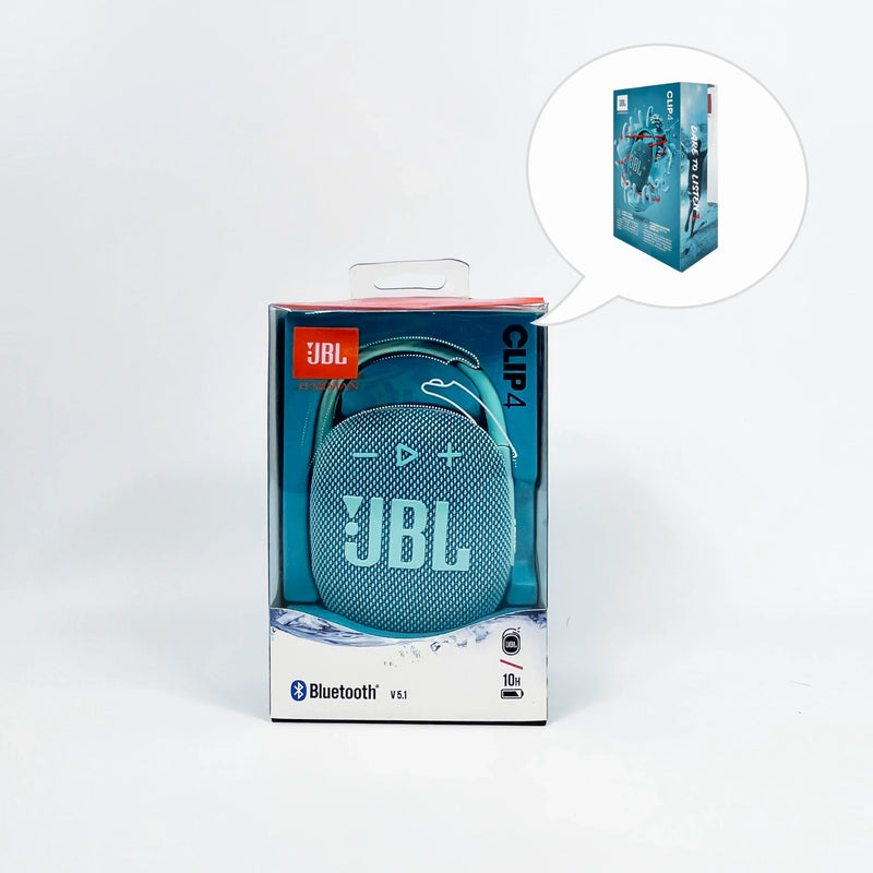 Caixa de Som JBL CLIP 4 - Subwoofer, Mini Caixa de Som, IP67 À Prova de Poeira e Água