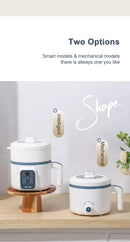 Mini Panela de Arroz Elétrica Inteligente Automática de Camada Simples e Dupla para Cozinhar em Casa para 1-2 Pessoas MultiPanela Panela de Arroz a Vapor