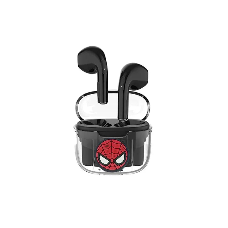 Novos Fones de Ouvido Disney Stitzer 2024 para Esportes, Jogos, Chamada, Audição, Estéreo Transparente com Caixa de Carregamento TWS Sem Fio Bluetooth